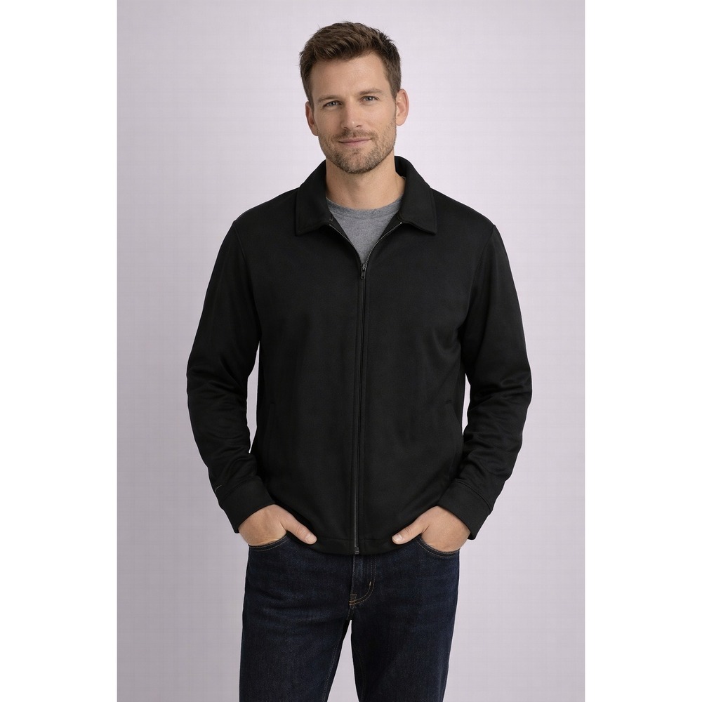 NWT Apt. 9 Men's Black Zip-Up Jacket – Size Large